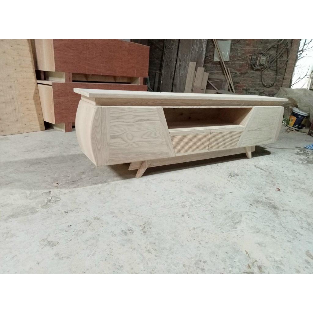 Kệ tivi gỗ sồi Nga - cánh mây