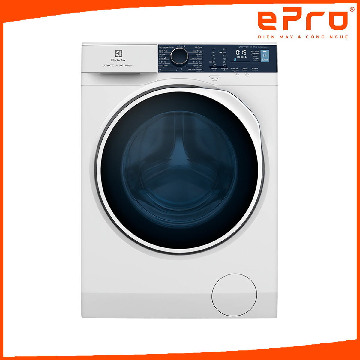 Máy giặt Electrolux Inverter 9 kg EWF9024P5WB - Hàng chính hãng - Giao HCM và 1 số tỉnh thành