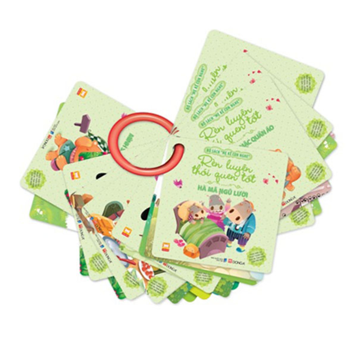 Bộ Sách Mẹ Kể Con Nghe - Rèn Luyện Thói Quen Tốt + Nuôi Dưỡng Tính Cách Tặng Kèm Bộ Thẻ Flash Card theo chủ đề