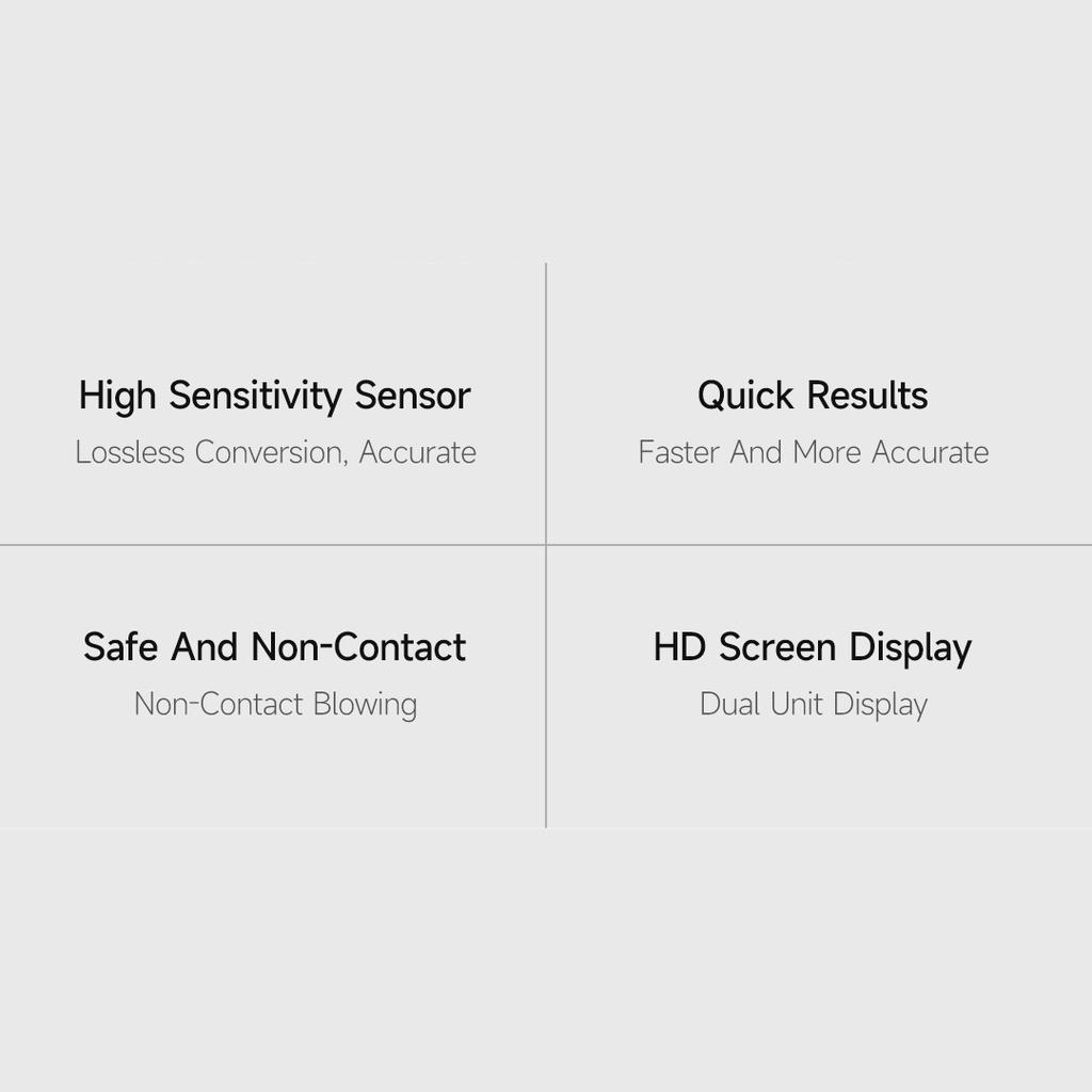 Máy Dò Nồng Độ Cồn Không Tiếp Xúc Độ Nhạy Cao Xiaomi Youpin Hydsto T1