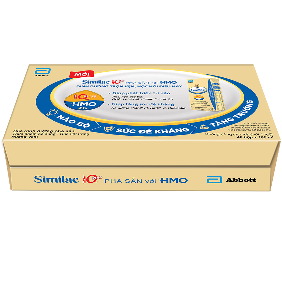 Thùng 48 Hộp Sữa Nước Abbott Similac 180ml cho trẻ từ 1 tuổi