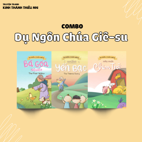 Combo Những Yến Bạc (song ngữ) - Truyện Tranh Kinh Thánh Thiếu Nhi