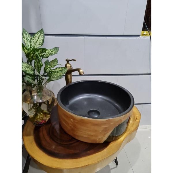 Chậu sứ mỹ thuật - lavabo đặt bàn mỹ nghệ