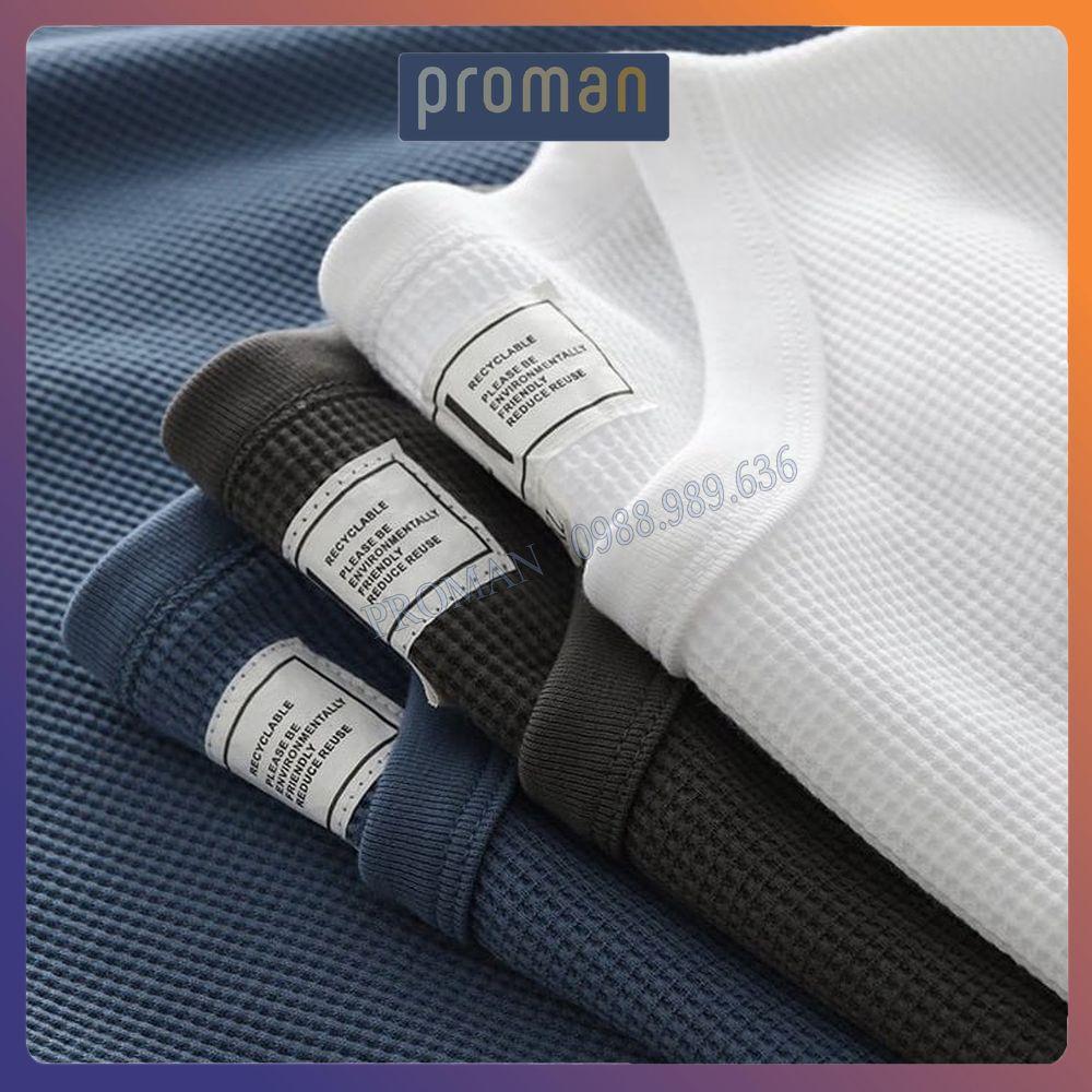 Áo phông nam tay ngắn cổ tròn cotton, áo thun nam thể thao co dãn 4 chiều cao cấp - PROMAN