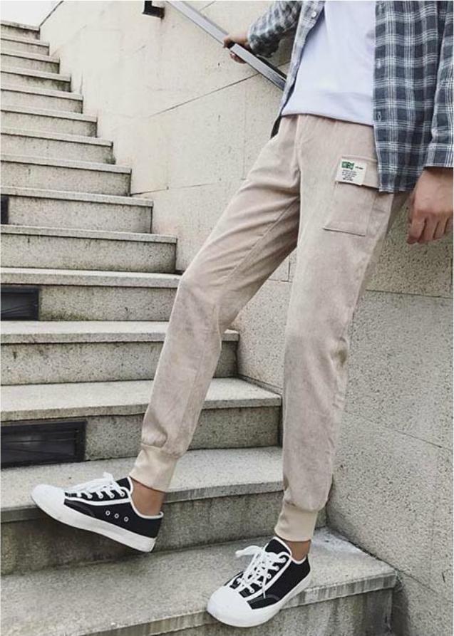 Quần dài jogger túi hộp Mã: ND1148 - KEM