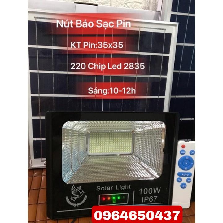 Đèn Pha NLMT 100w, 200w, 300w. Có chế độ báo % sạc pin