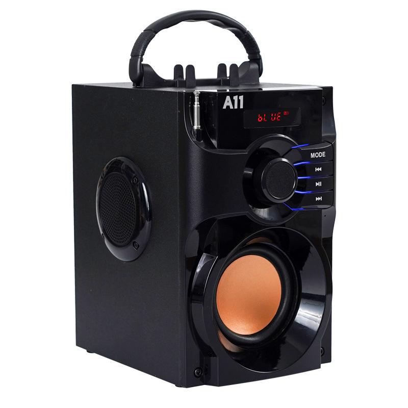 Loa bluetooth di động không dây stereo loa bass subwofer hỗ trợ FM radio aux tf usb với âm thanh điều khiển từ xa Color: Yellow