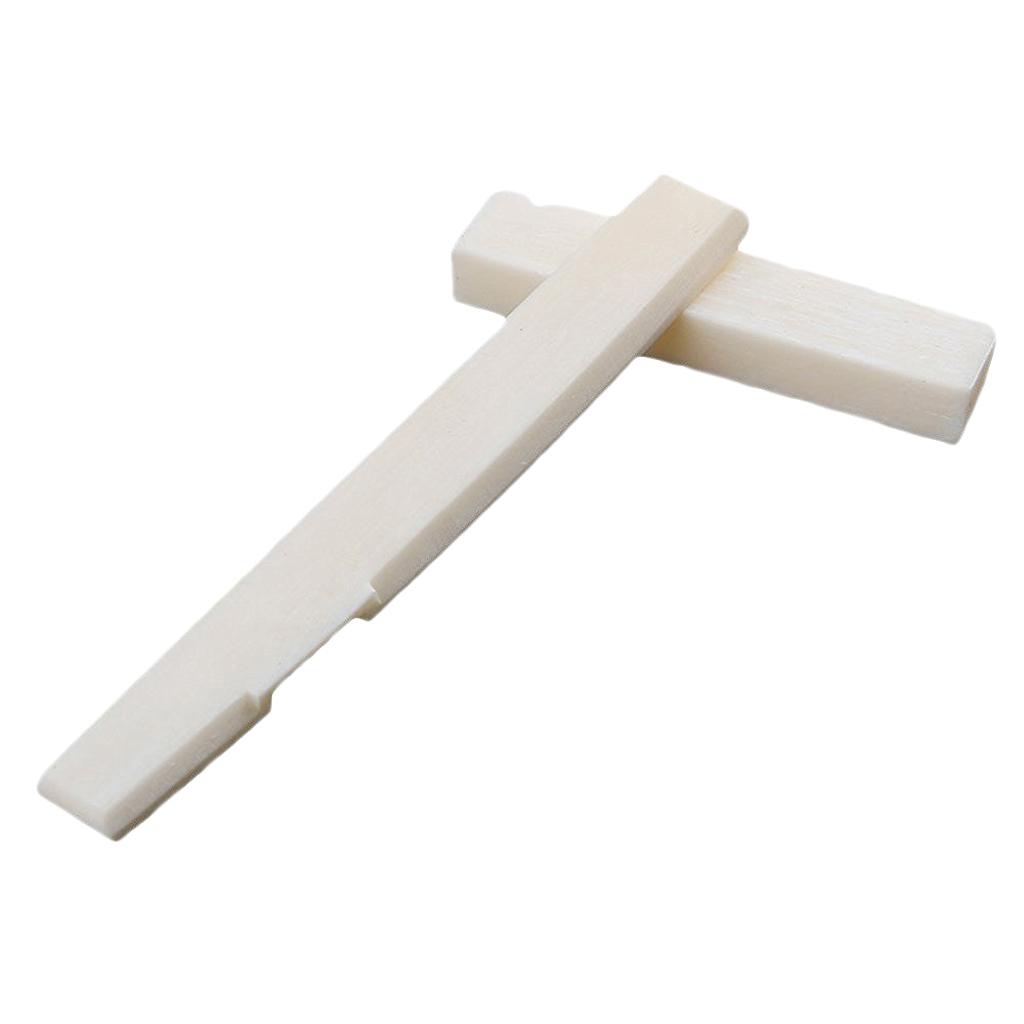 Bò Xương Đàn Guitar Hạt Xẻ Rãnh Yên Ngựa Khắc Cho 6 Dây Đàn Guitar Phụ Kiện