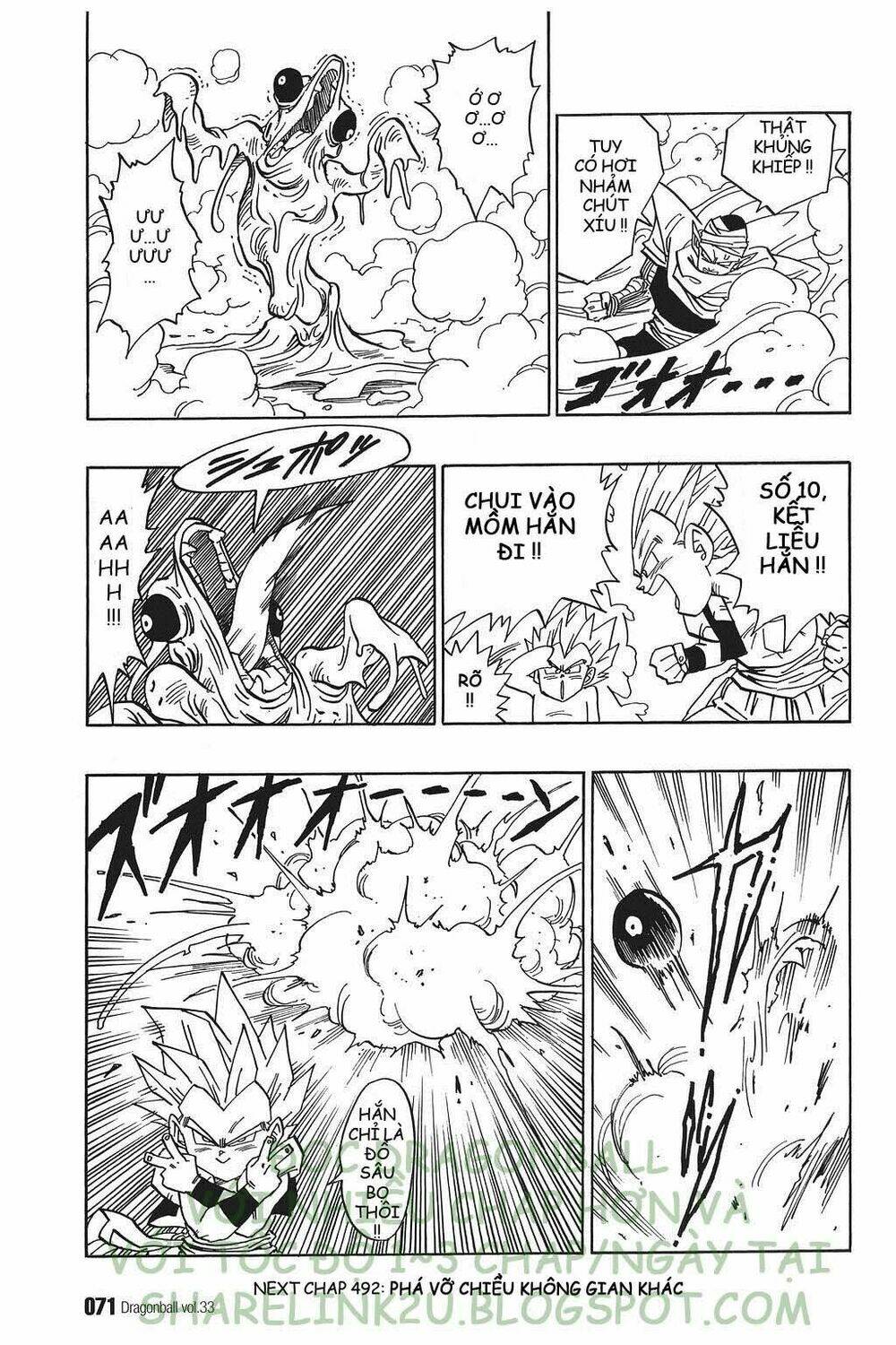 dragon ball - bảy viên ngọc rồng chapter 491 14
