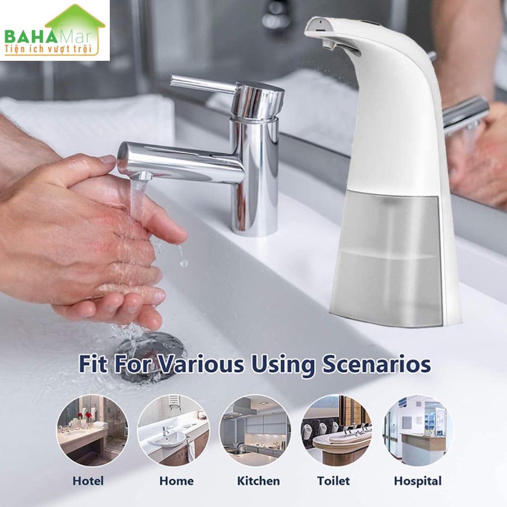 BÌNH TỰ ĐỘNG TẠO BỌT XÀ PHÒNG VÀ CẢM BIẾN RỬA TAY KHÔNG TIẾP XÚC "BAHAMAR" Dễ dàng lắp đặt, xà phòng hoặc nước rửa tay