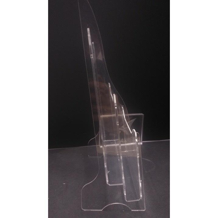 Kệ mica đựng brochure / Kệ mica đựng tờ rơi A4 A5 A6 / 3 Ngăn