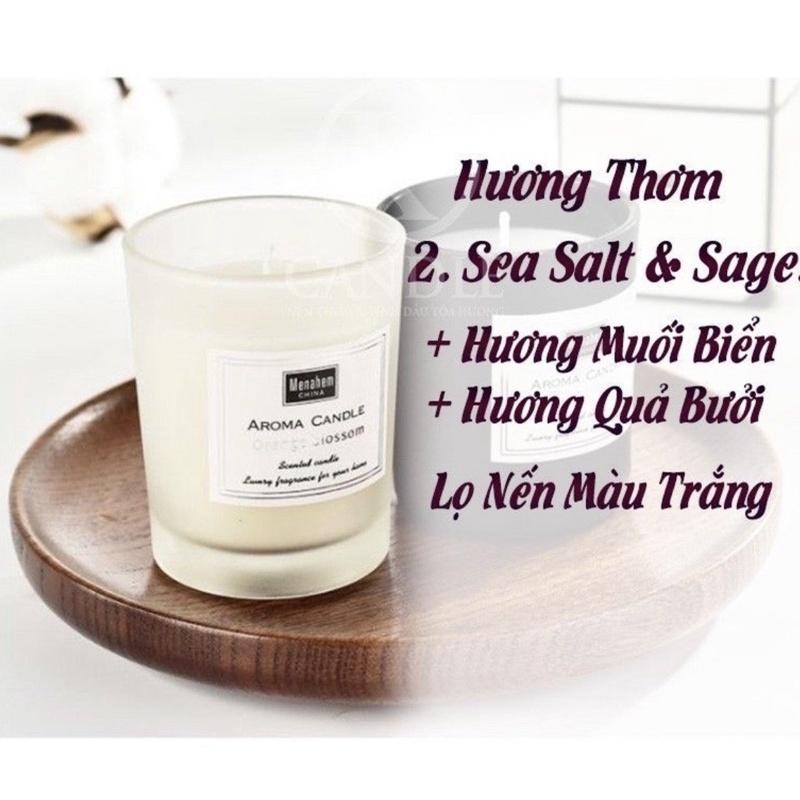 Nến thơm cao cấp không khói Aroma Menahem 6 mùi hương