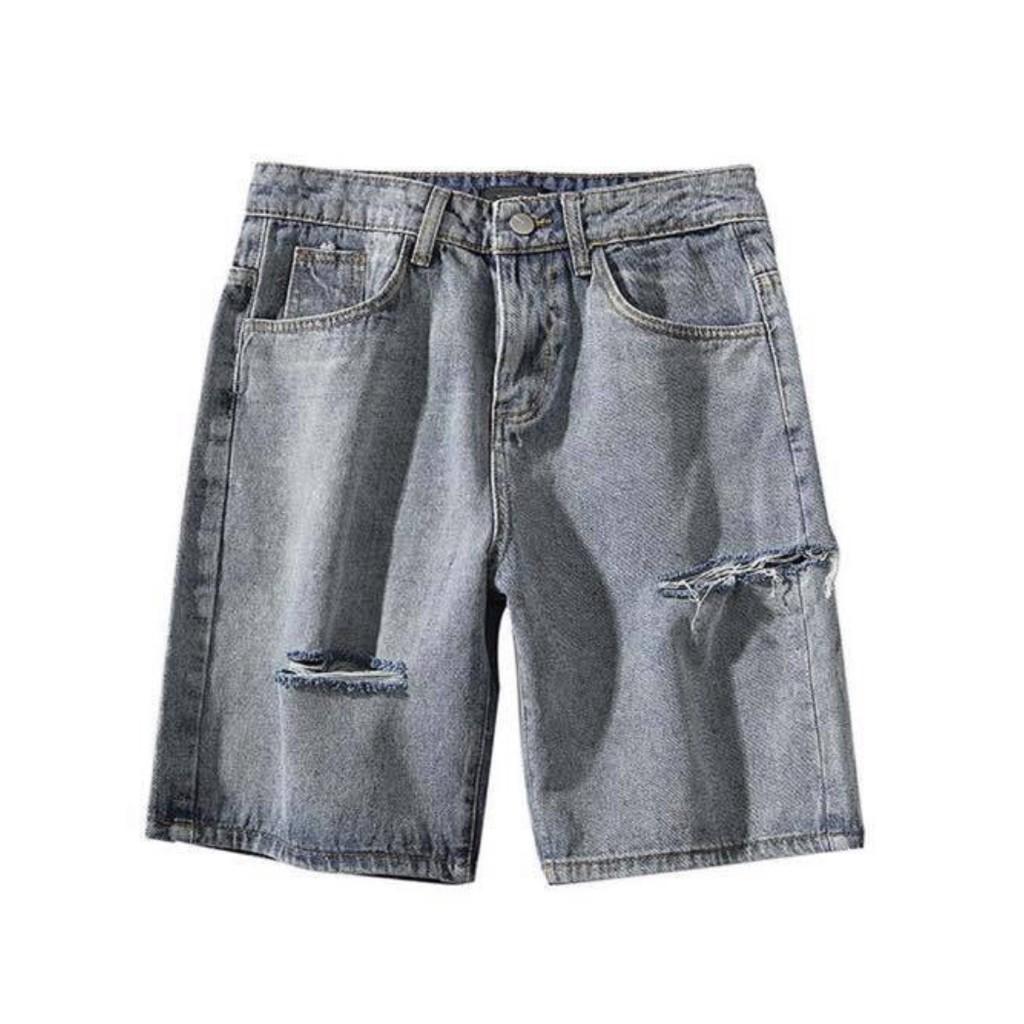 Được Kiểm Hàng TrướcQuần cộc jeans rách nhẹHÀNG SIÊU CẤP