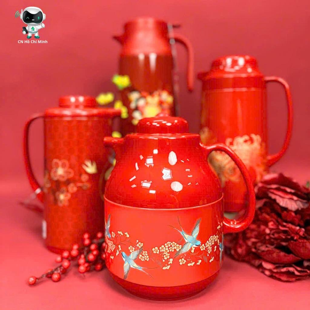 BÌNH PHA TRÀ HOA VĂN TẾT 1055TS