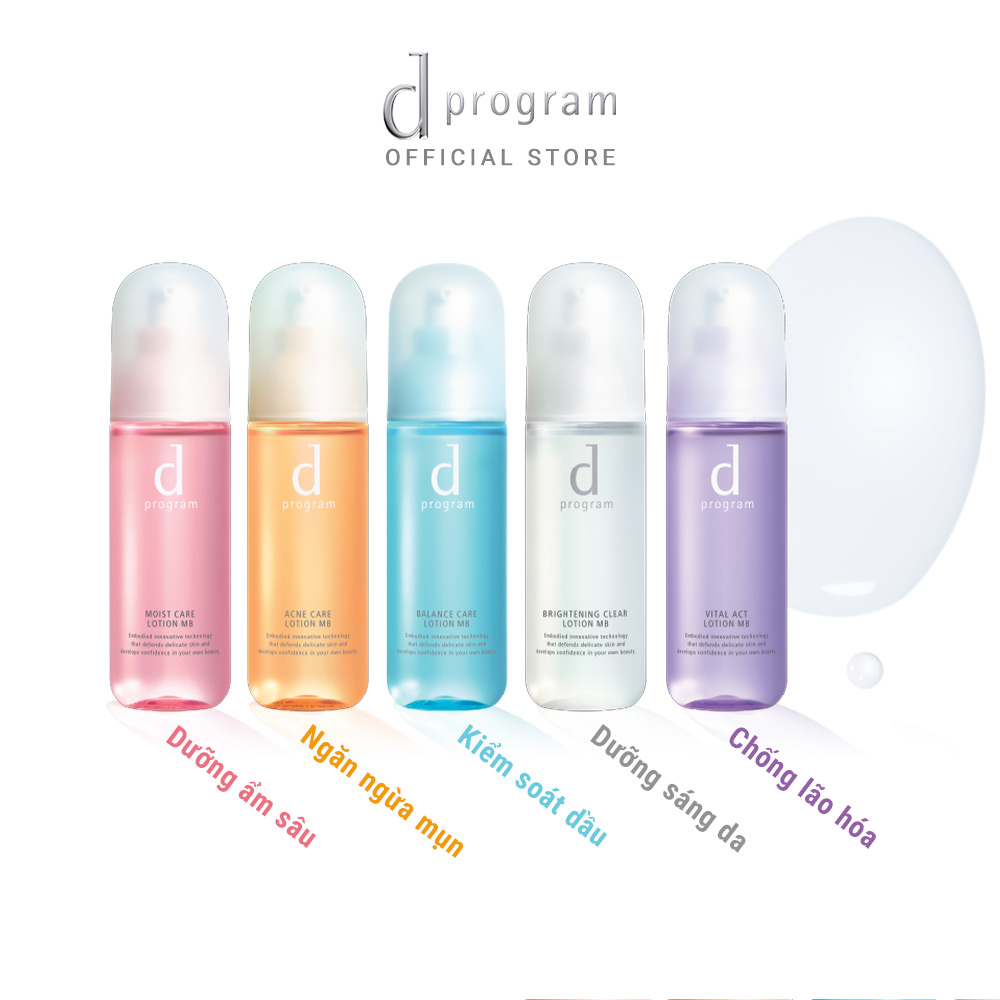 Nước Cân Bằng Ngăn Ngừa Lão Hóa Cho Da Nhạy Cảm d program Vital Act Lotion 125ml
