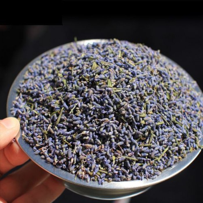 Nụ hoa oải hương Lavender khô dùng làm trà, túi thơm, khử mùi, giảm căng thẳng xả stress ( Túi 100gr )