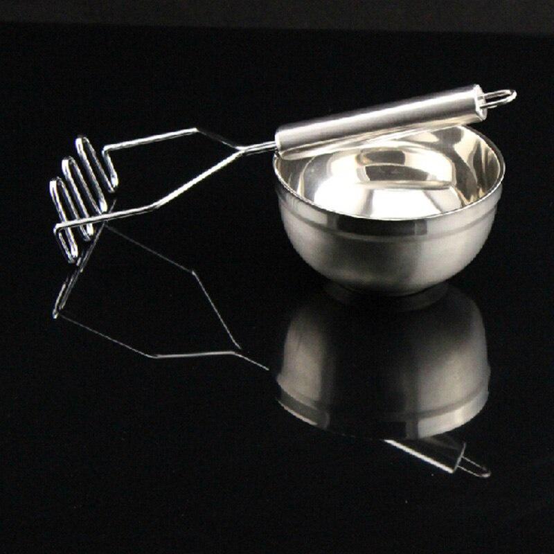 Dụng cụ nghiền khoai tây, rau củ, trái cây bằng thép không gỉ dùng cho nhà bếp x 1 cái