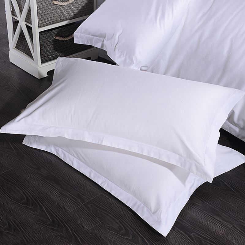 Vỏ Gối Khách Sạn Trắng Trơn T400 100% Cotton 50x70, 40x60, 60x80, 35x100