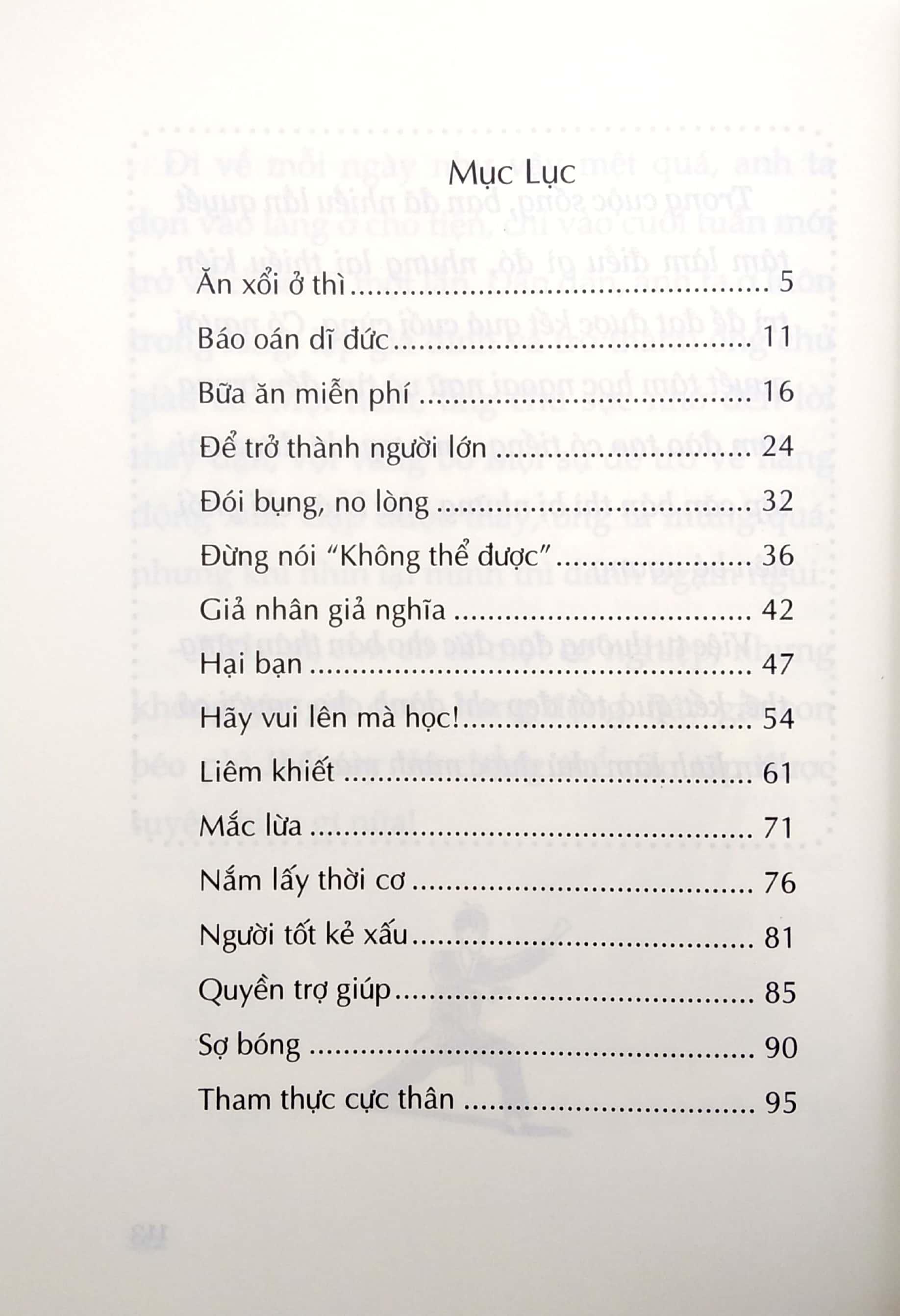 500 Câu Chuyện ĐĐ: Sự Lương Thiện
