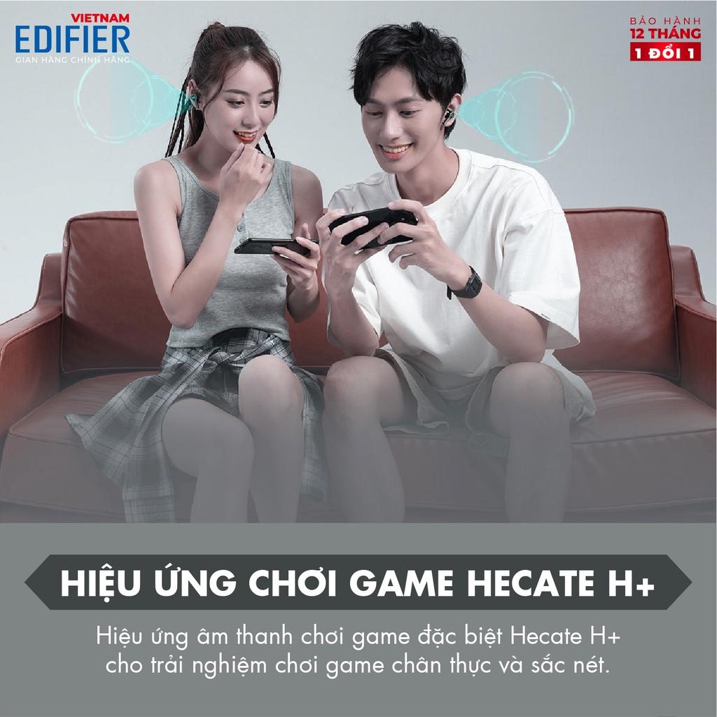 Tai nghe True Wireless Gaming EDIFIER GX04 Hiệu ứng đèn LED RGB - Thời lượng 28h Playtime, Chống nước IP45 - Hàng chính hãng