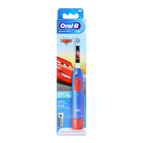 Bàn chải chạy pin Braun Oral-B Kids Disney CARS cho bé từ 3 tuổi hàng chính Hãng