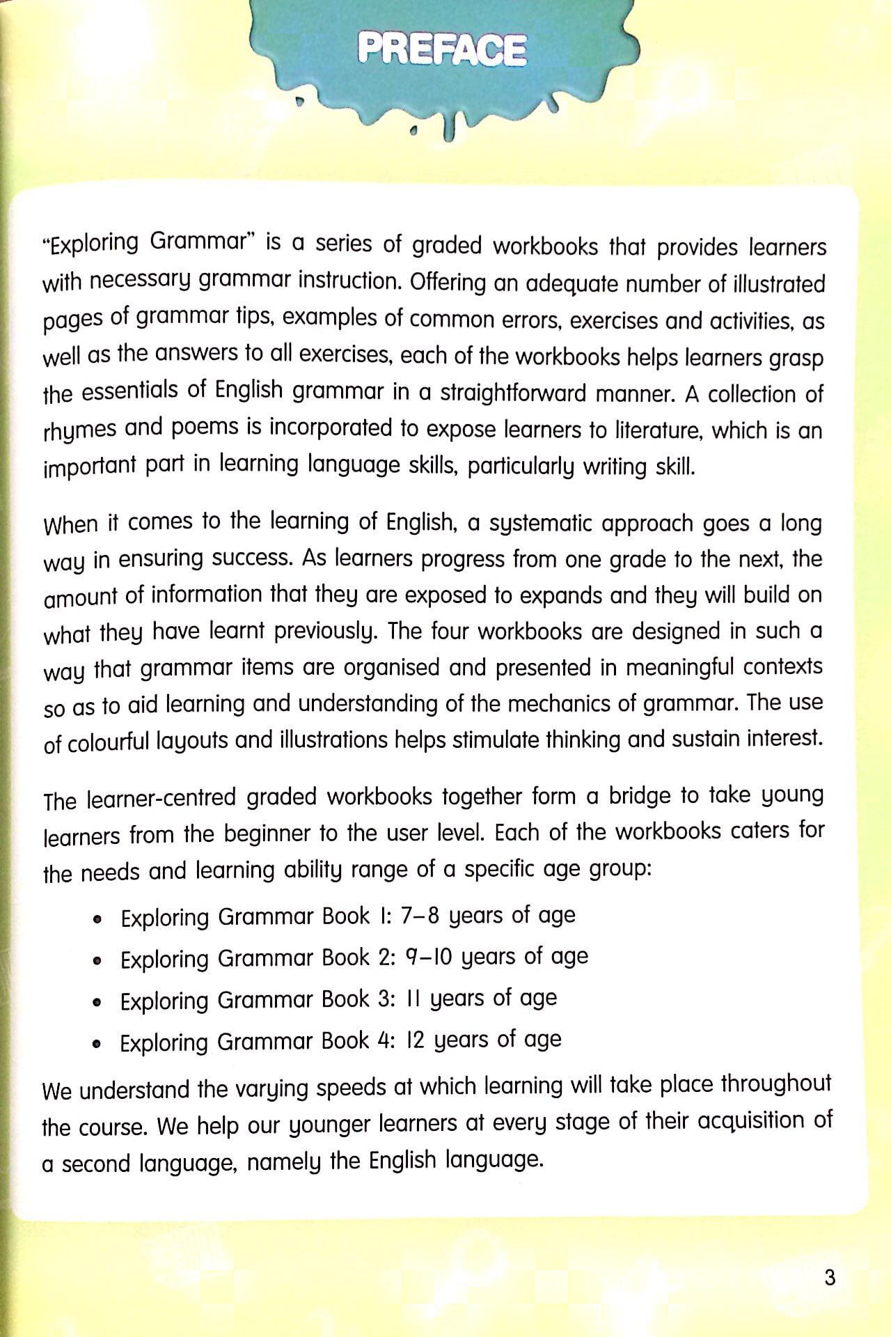 Exploring Grammar: Step By Step - Book 4 (Age 12)