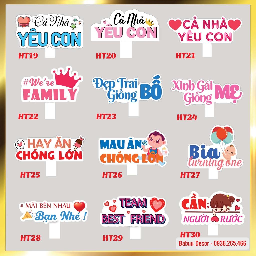 Hashtag cầm tay sinh nhật, đám cưới