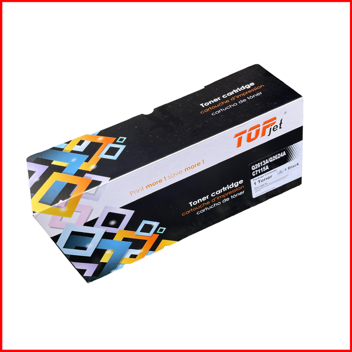 Hộp mực 15A/13A/24A/ EP 25 - Topjet: Dùng cho máy in HP Lj 1000/1200/1220/ HP 1150/1300/ HP 3300/ 3320/ 3330/ 3380/ Canon LBP 1210 ( Hàng nhập khẩu )