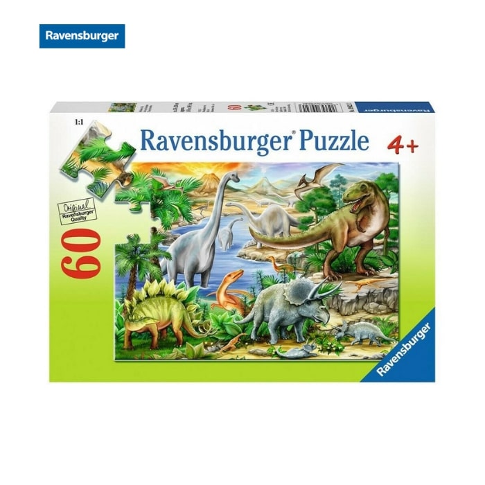 Xếp hình puzzle khủng long Primeval Ruler 60 mảnh Ravensburger 09621 3