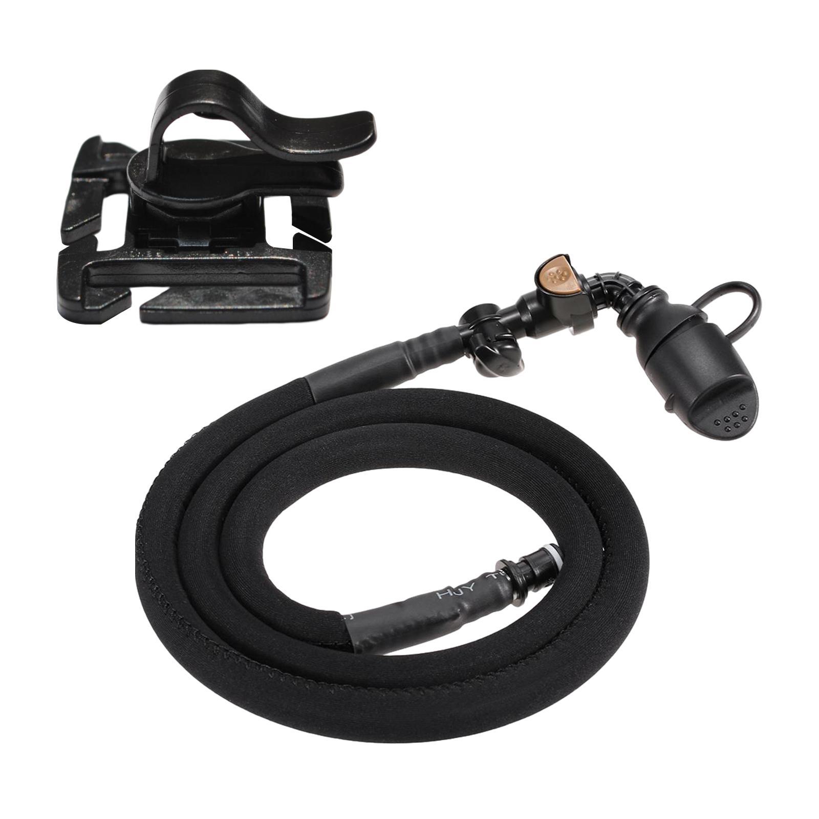 Durable Hydration Reservoir Drink Tube Water Tube Clip Drinking Snaps Buckle 37inch Hydration Pack Hose for Water Bag Hiking Water Reservoir