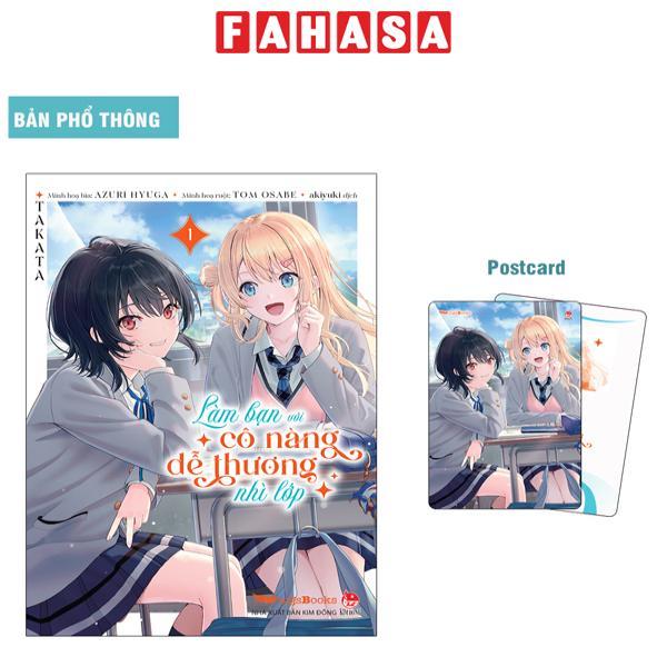 Sách - Làm Bạn Với Cô Nàng Dễ Thương Nhì Lớp - Tập 1 - Tặng Kèm Postcard