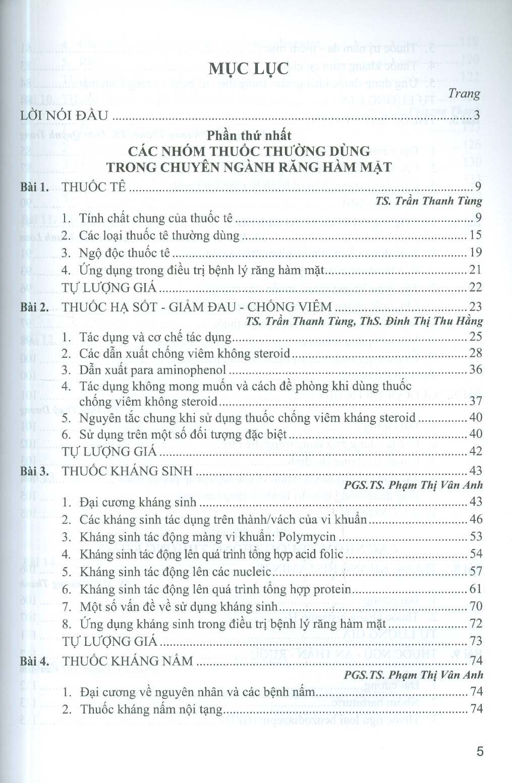 Giáo Trình Dược Lý Lâm Sàng Cho Sinh Viên Hệ Bác Sĩ Chuyên Ngành Răng Hàm Mặt - ảnh 5