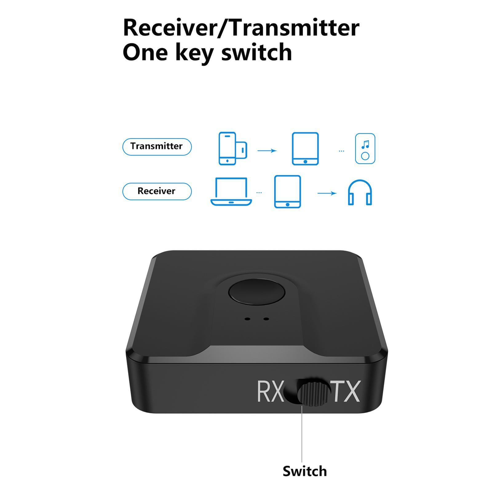 Wireless AUX   Receiver 3.5mm RCA USB  for TV Car