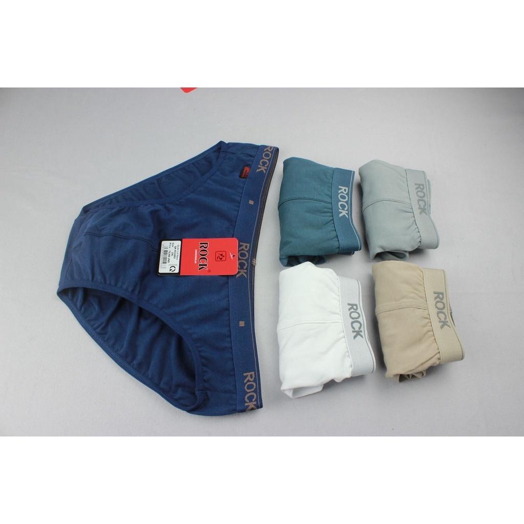 Quần lót nam cao cấp ROCK mềm mại QA 1002,lưng thun to bản in logo thương hiệu ROCK nổi bật