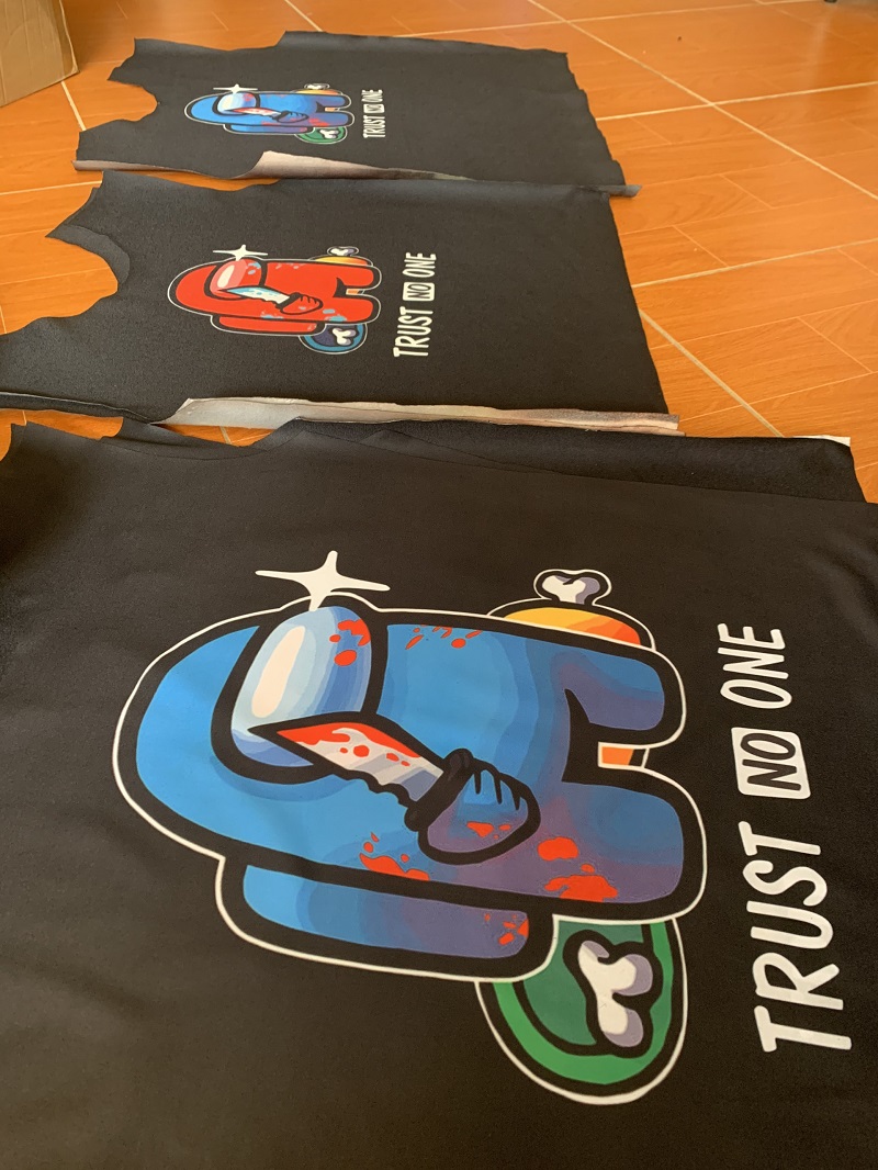 Áo Among Us Hoodie Màu Đen Hình Xanh dài tay chất nỉ cực đẹp 2021