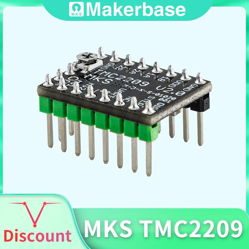 MAKERBASE MKS TMC2209 2209 Bước lái xe máy kéo 3D Máy in 3D Phần 2.5A UART ULTRA Im lặng cho SGEN_L GEN_L Robin Nano