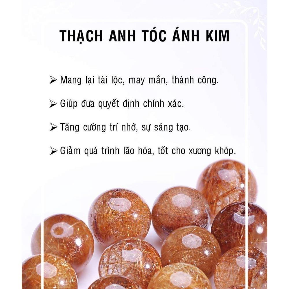 VÒNG TAY LU THỐNG TA T.Ó.C NÂU ĐỎ DÂY THÉP CAO CẤP
