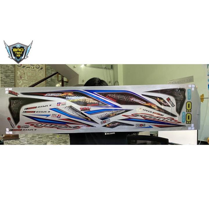 Tem rời dán xe sonic 150 CANDY cao cấp
