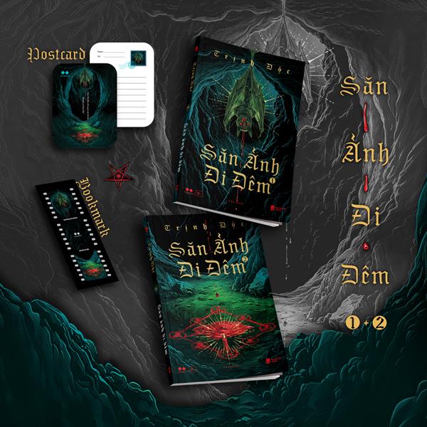 Bộ Sách Săn Ảnh Đi Đêm - Tập 1 + Tập 2 (Bộ 2 Cuốn) - Bản Đặc Biệt - Tặng Kèm Bookmark Hai Mặt + Postcard Bế Bồi