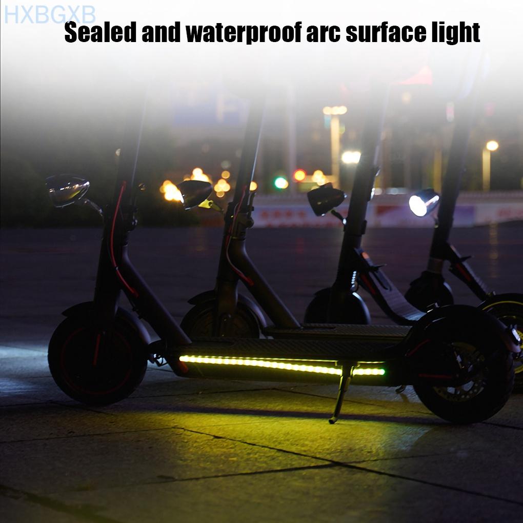 Scooter Light Strip Stainless Steel Colorful Scooter Skateboard Light Replacement for Xiaomi