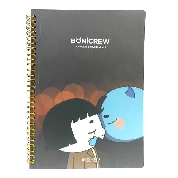 Sổ Lò Xo Oxford Bonicrew B5 80'S #12-12 (PP+AB+CB) - BN17B5-12