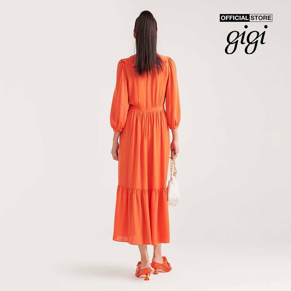 GIGI - Đầm midi phom suông tay dài hiện đại G2102D221104