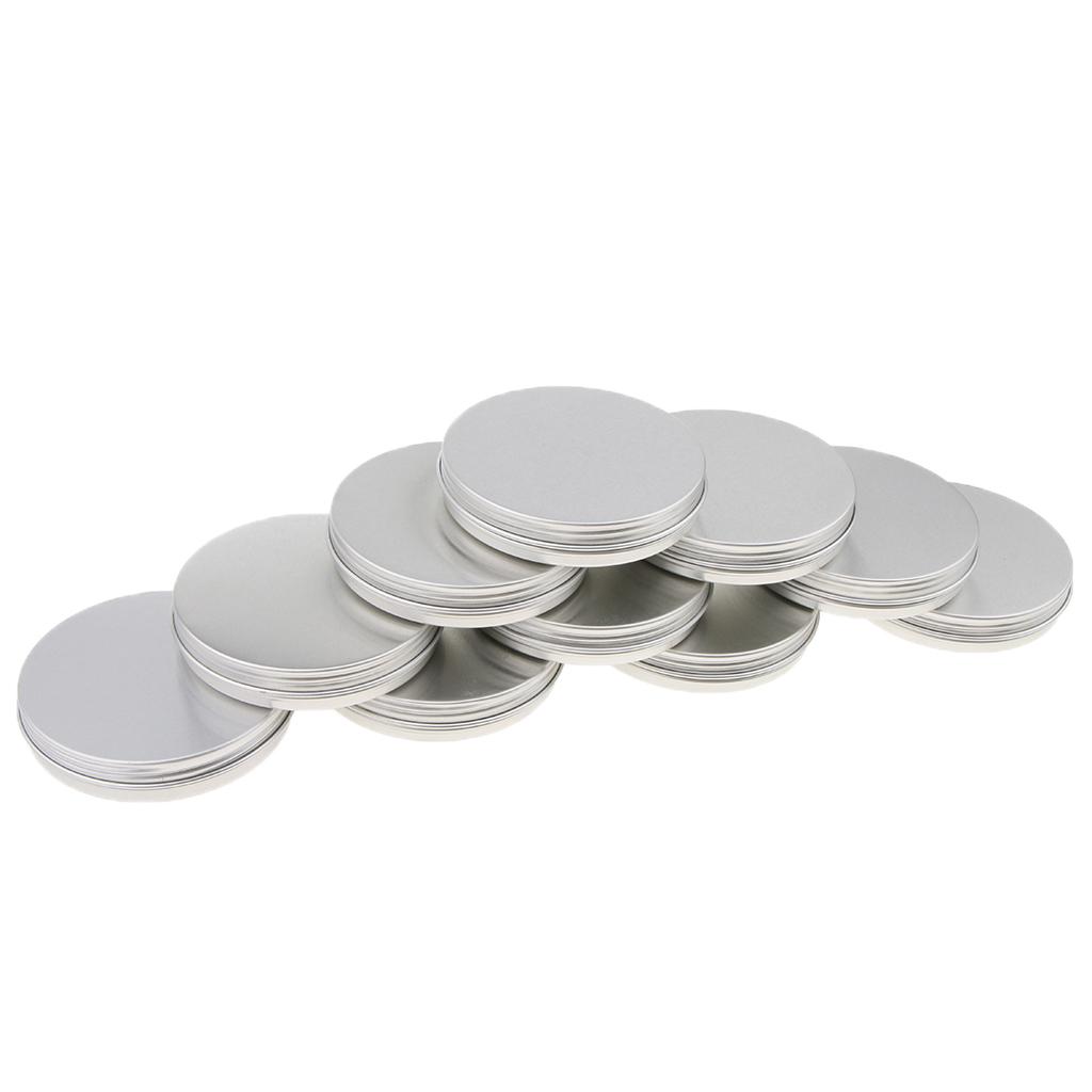 10 CÁI Nhôm Trống Tin Lọ Vít Có Thể Bình Kem Lip Balm Container