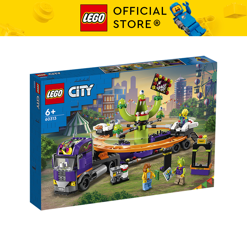 LEGO City 60313 Xe Tải Giải Trí Du Hành Không Gian (432 chi tiết)