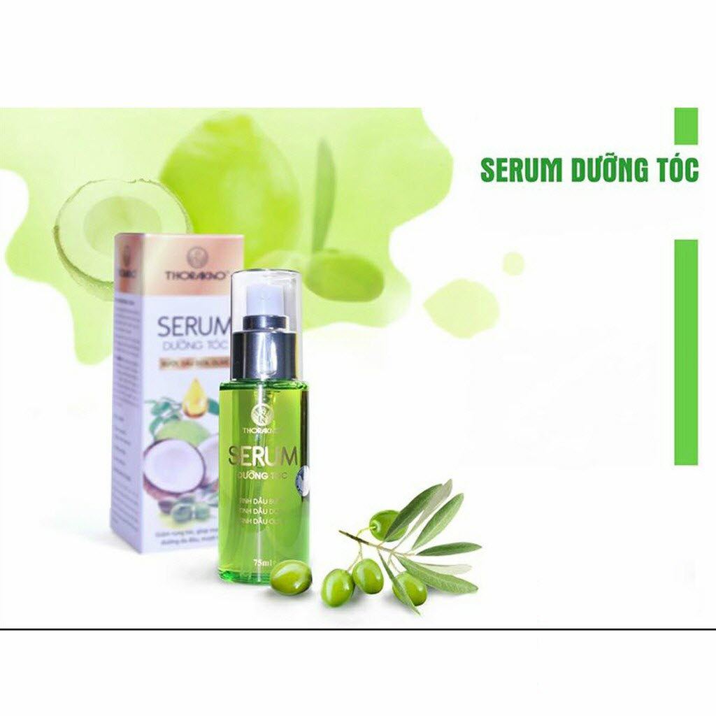 Bộ Sản Phẩm Dưỡng Tóc và Ngăn Rụng Tóc Thiên Nhiên Hoàn Hảo Từ Thorakao: Dầu Gội và Xả Hoa Bưởi 400ml + Serum Dưỡng Tóc Tinh Chất Bưởi, Dầu Dừa, Dầu Olive 75ml