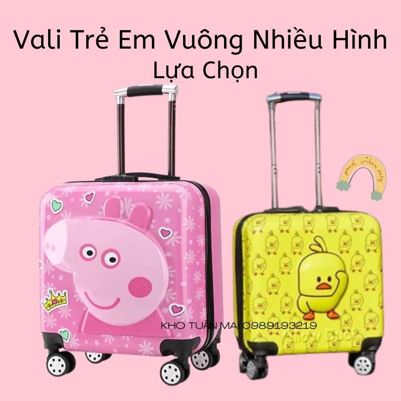 Vali cho bé Minion cảm xúc hai mặt in Vali kéo cho trẻ em trai gái cao cấp sẵn hàng nhập khẩu đc loại 1