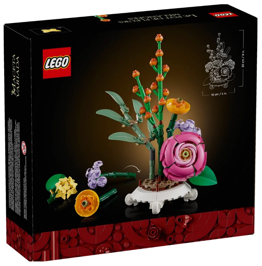 LEGO BOTANICALS - 40762 - Chậu Hoa Hỗn Hợp (253 Chi Tiết)
