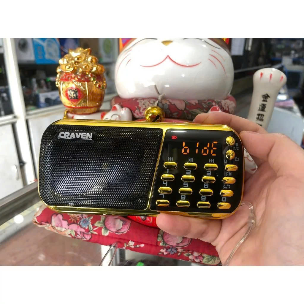 Loa Nghe nhạc USB, thẻ nhớ Craven 853 3pin (màu ngẫu nhiên) - hàng nhập khẩu