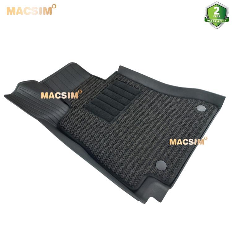 Thảm lót sàn ô tô 2 lớp cao cấp dành cho xe Mercedes Benz E 2016+ nhãn hiệu Macsim 3w