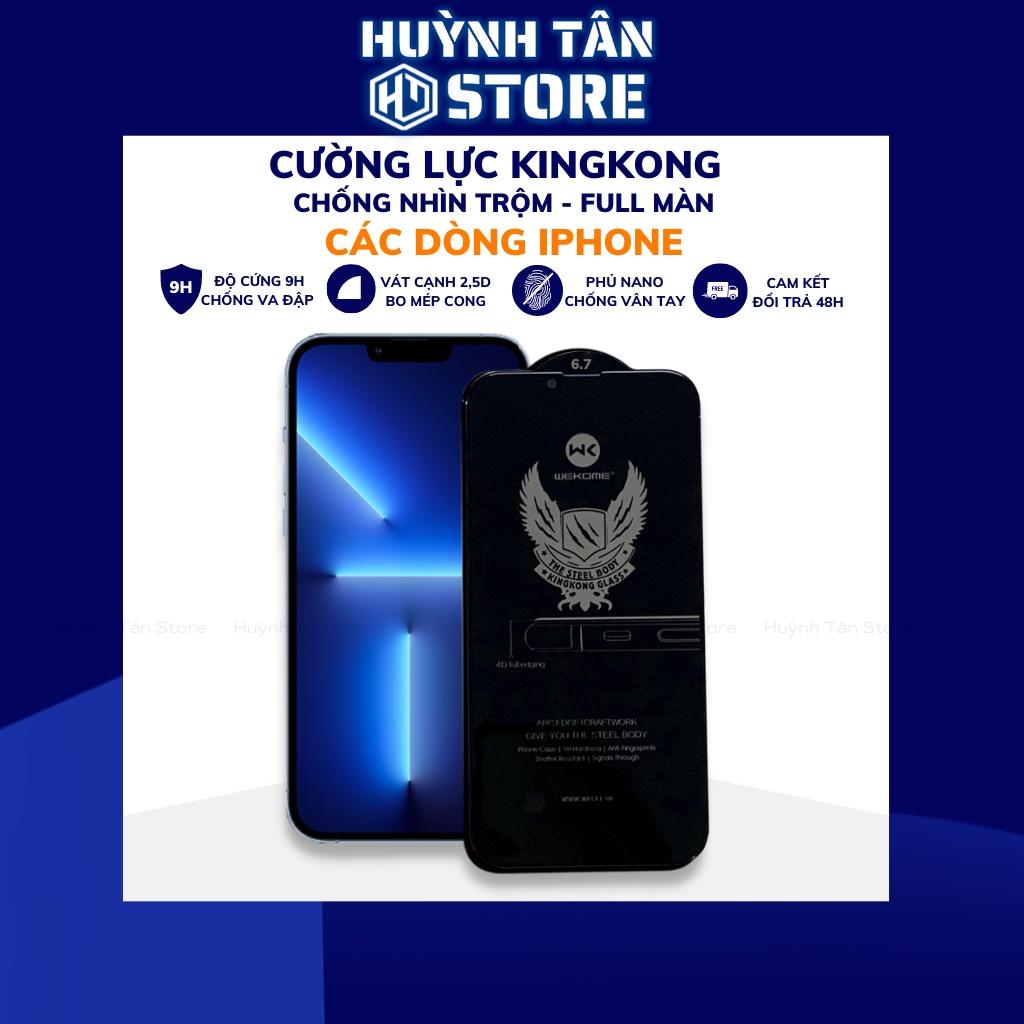 Kính cường lực kingkong chống nhìn trộm ip 14 pro max 14 plus 13 12 11 pro max xr xs max x 7 plus huỳnh tân store